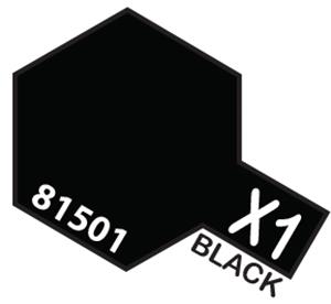 TAMIYA 81501 MINI 10ML X-1 BLACK