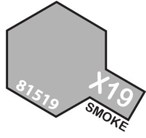 TAMIYA 81519 MINI 10ML X-19 SMOKE