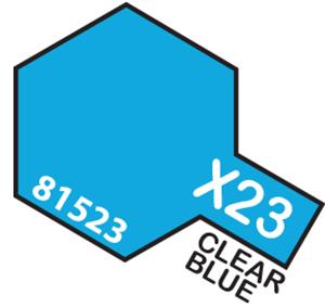 TAMIYA 81523 MINI 10ML X-23 CLEAR BLUE