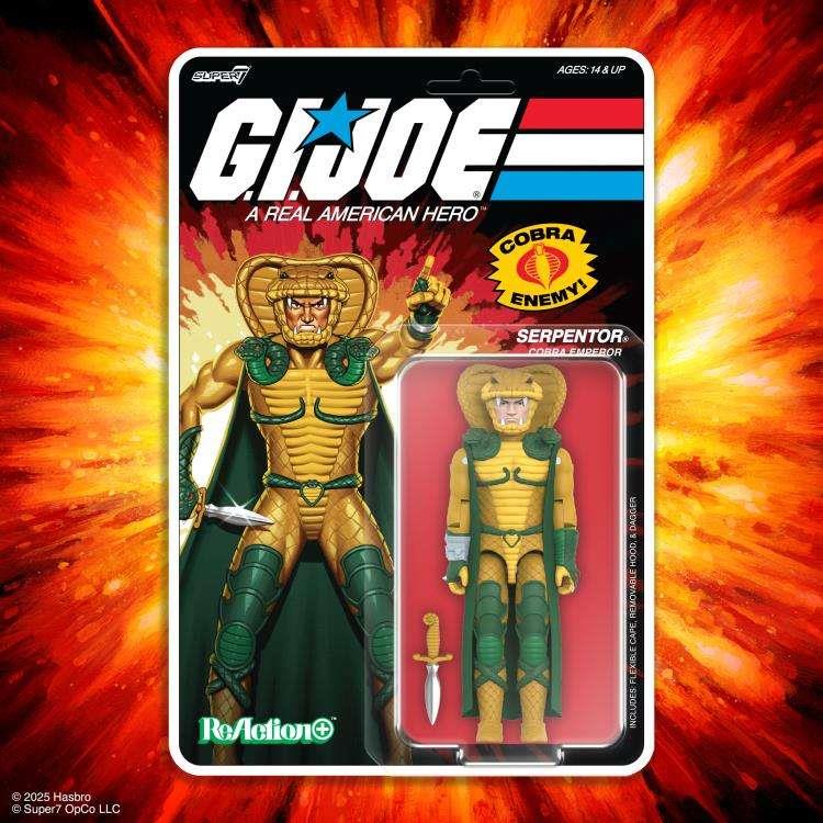 G.I. JOE REACTION - W02 SERPENTOR (CARTOON)