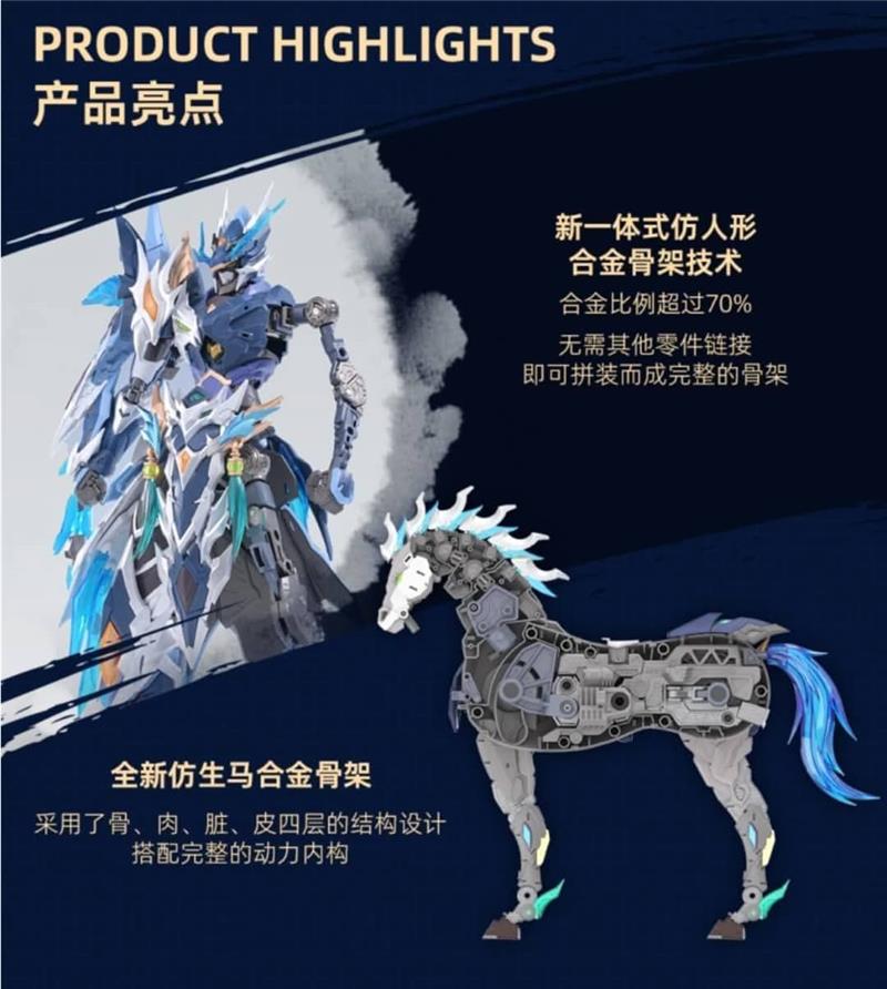 MNP-XH05X  LEGEND OF STAR GENERAL - ZHAO YUN & YULAN BAILONGJU