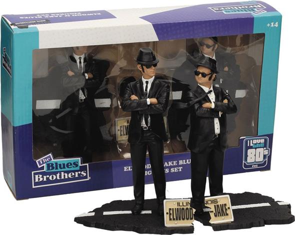 THE BLUES BROTHERS - JAKE AND ELWOOD 2 FIGURES SET