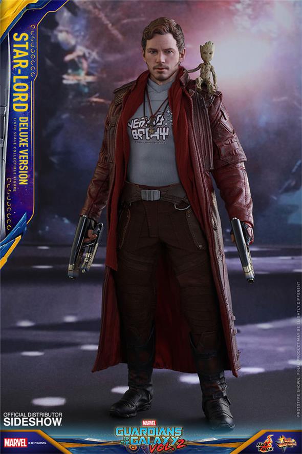 1/6 HOT TOYS - GUARDIANI DELLA GALASSIA 2 STAR-LORD DXL