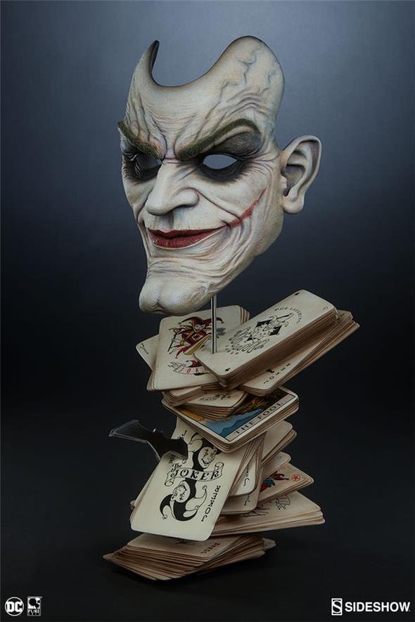 JOKER FACE OF INSANITY LIFE SIZE BUST