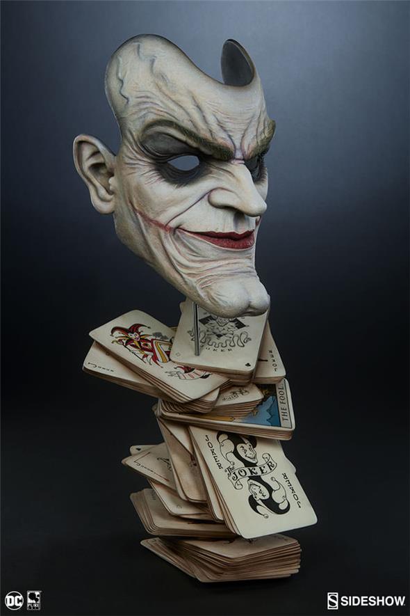 JOKER FACE OF INSANITY LIFE SIZE BUST