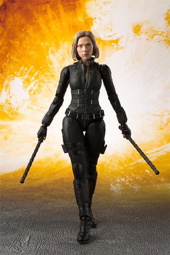 S.H. FIGUARTS - AVENGERS: INFINITY WAR BLACK WIDOW & TAMASHII EFFECT EXPLOSION