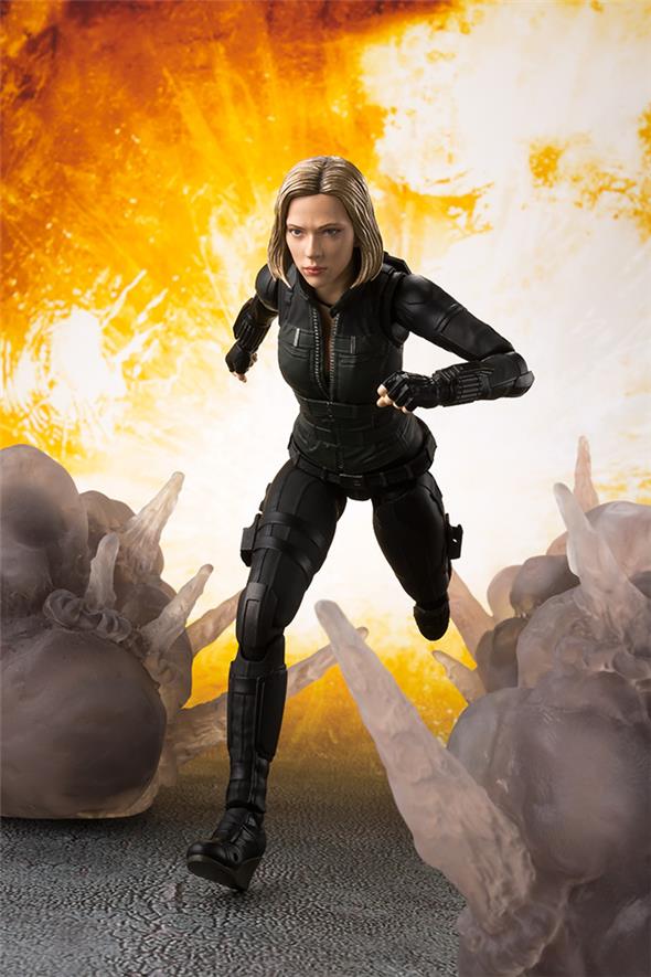 S.H. FIGUARTS - AVENGERS: INFINITY WAR BLACK WIDOW & TAMASHII EFFECT EXPLOSION