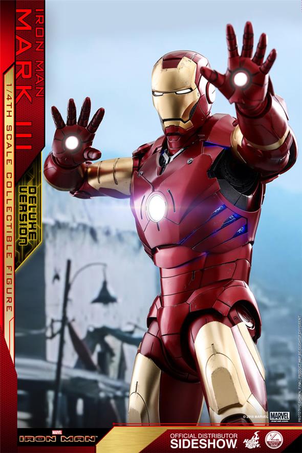 1/6 HOT TOYS - IRON MAN - DELUXE IRON MAN MARK III