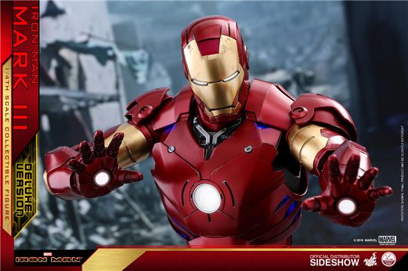 1/6 HOT TOYS - IRON MAN - DELUXE IRON MAN MARK III