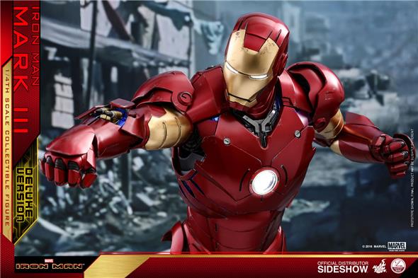 1/6 HOT TOYS - IRON MAN - DELUXE IRON MAN MARK III