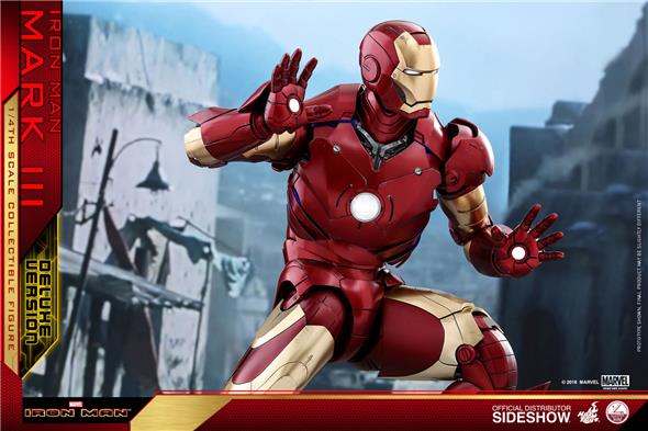 1/6 HOT TOYS - IRON MAN - DELUXE IRON MAN MARK III