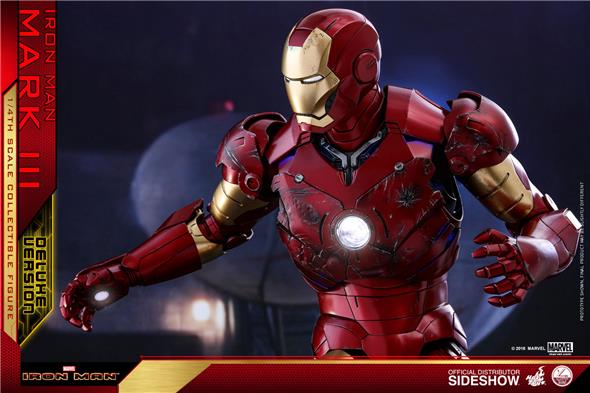 1/6 HOT TOYS - IRON MAN - DELUXE IRON MAN MARK III