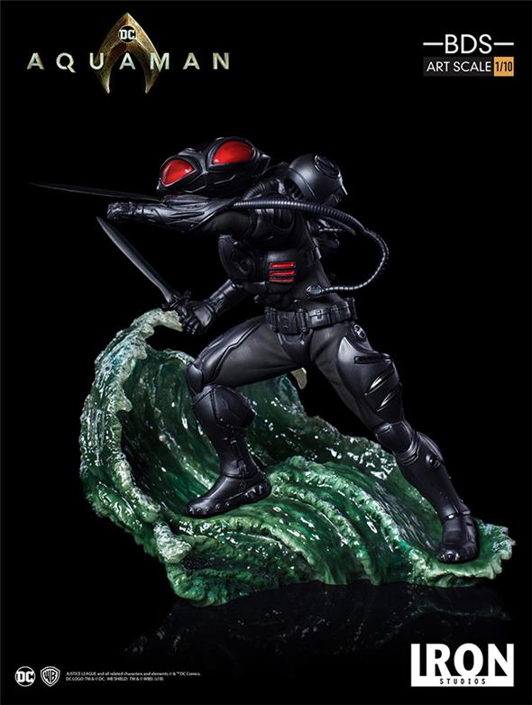 1/10 AQUAMAN BLACK MANTA ART STATUE