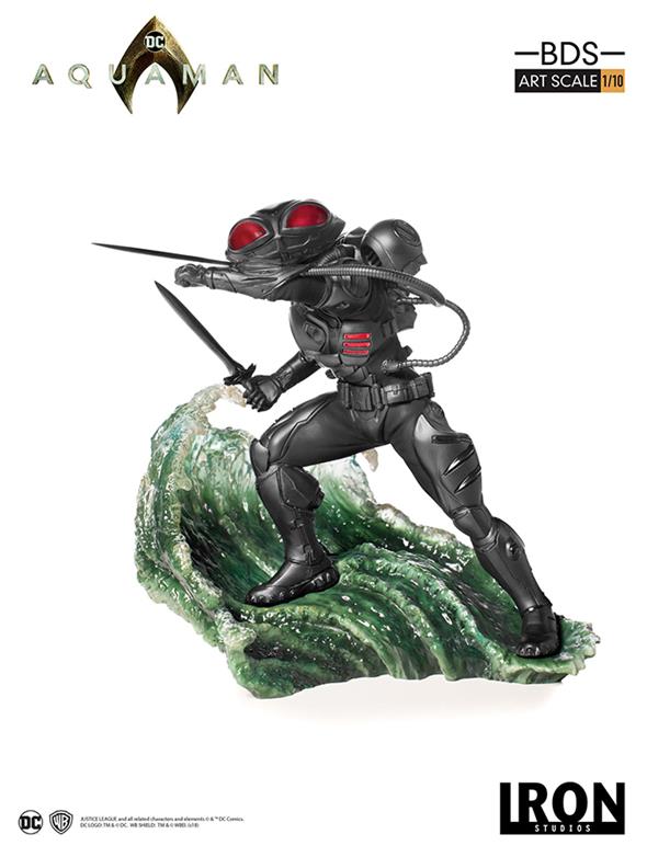 1/10 AQUAMAN BLACK MANTA ART STATUE