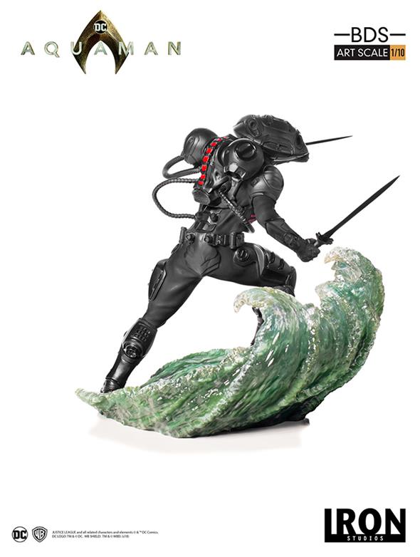 1/10 AQUAMAN BLACK MANTA ART STATUE