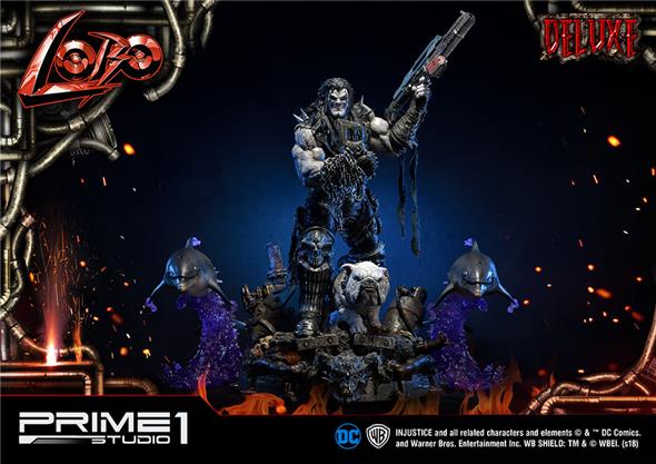 LOBO INJUSTICE DELUXE STATUE