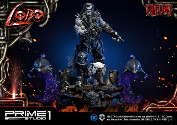 LOBO INJUSTICE DELUXE STATUE