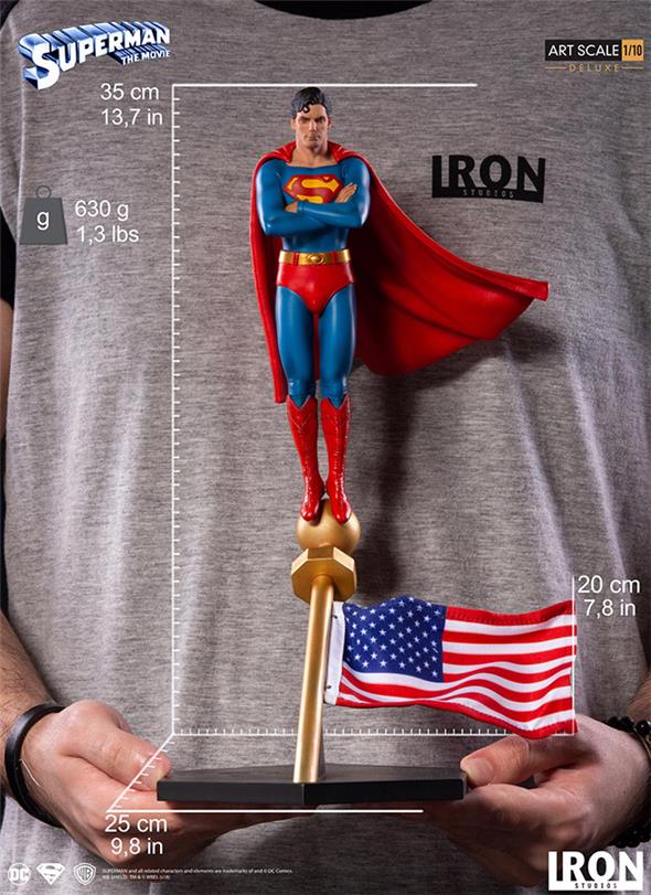 1/10 IRON STUDIOS - SUPERMAN THE MOVIE 1978 DLX ART STATUE