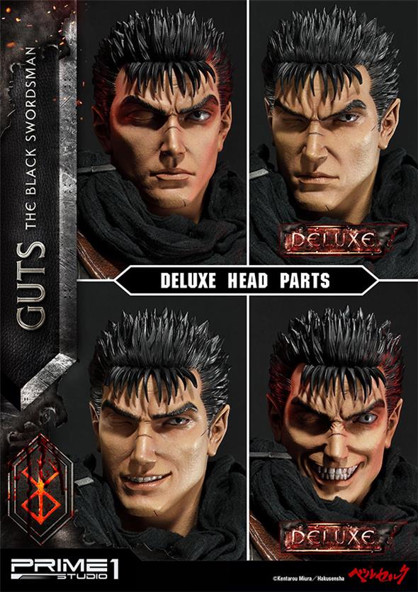 BERSERK GUTS BLACK SWORDSMAN 1/3 DLX STATUE