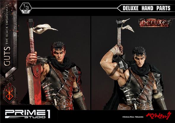 BERSERK GUTS BLACK SWORDSMAN 1/3 DLX STATUE