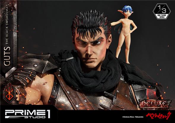 BERSERK GUTS BLACK SWORDSMAN 1/3 DLX STATUE