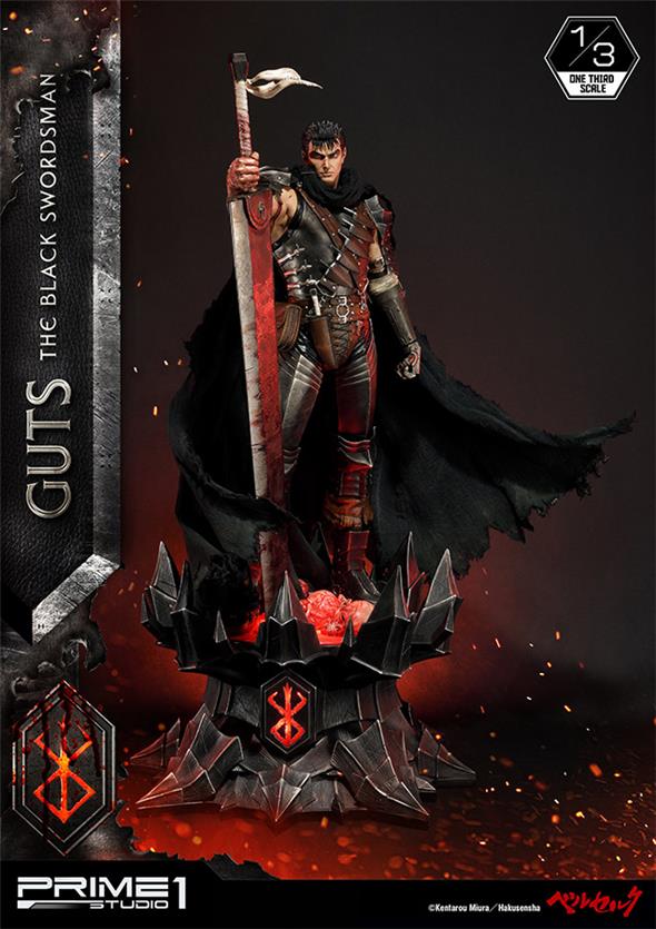 BERSERK GUTS BLACK SWORDSMAN 1/3 STATUE