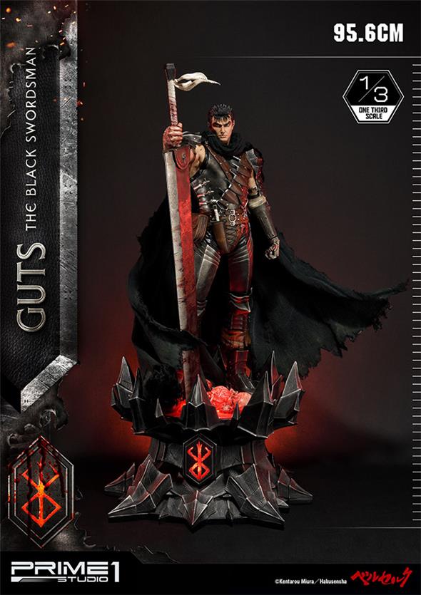 BERSERK GUTS BLACK SWORDSMAN 1/3 STATUE