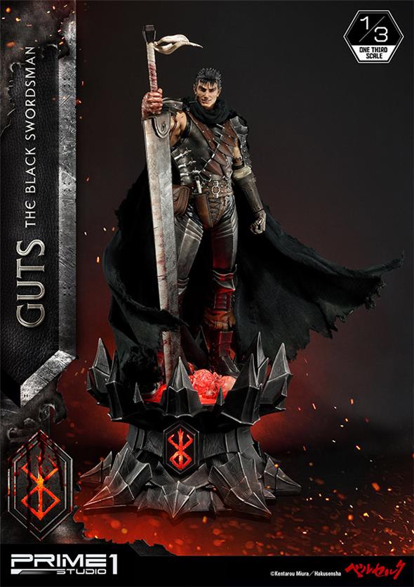 BERSERK GUTS BLACK SWORDSMAN 1/3 STATUE