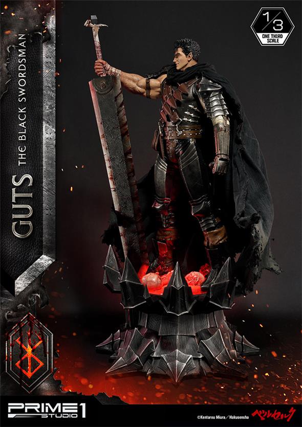 BERSERK GUTS BLACK SWORDSMAN 1/3 STATUE