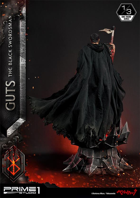 BERSERK GUTS BLACK SWORDSMAN 1/3 STATUE