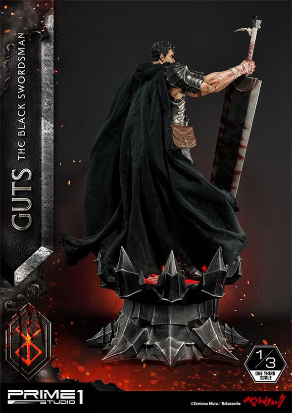 BERSERK GUTS BLACK SWORDSMAN 1/3 STATUE