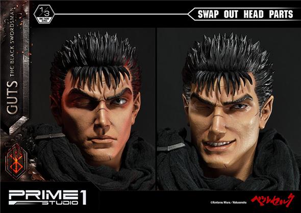 BERSERK GUTS BLACK SWORDSMAN 1/3 STATUE