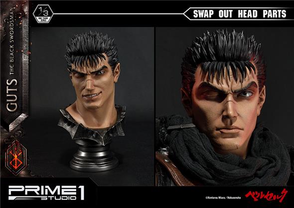 BERSERK GUTS BLACK SWORDSMAN 1/3 STATUE