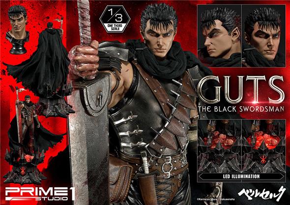 BERSERK GUTS BLACK SWORDSMAN 1/3 STATUE