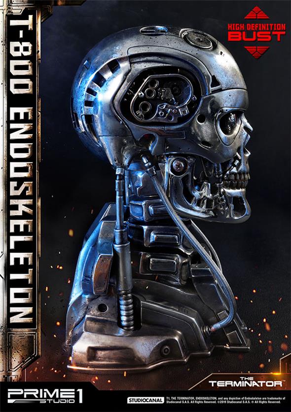 T-800 ENDOSKELETIN HEAD BUST