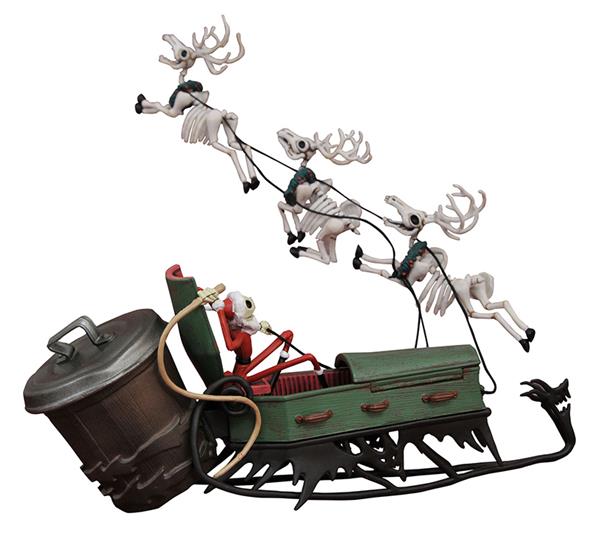 NIGHTMARE BEFORE CHRISTMAS - JACK IN SLEIGH DLX SET