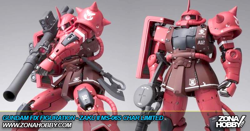 GUNDAM FIX FIGURATION - ZAKU II MS-06S CHAR LIMITED