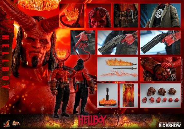 1/6 HOT TOYS - HELLBOY 2019 MOVIE - HELLBOY