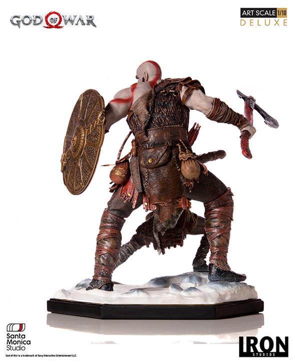 1/10 IRON STUDIOS - GOW KRATOS AND ATREUS ART DLX STATUE