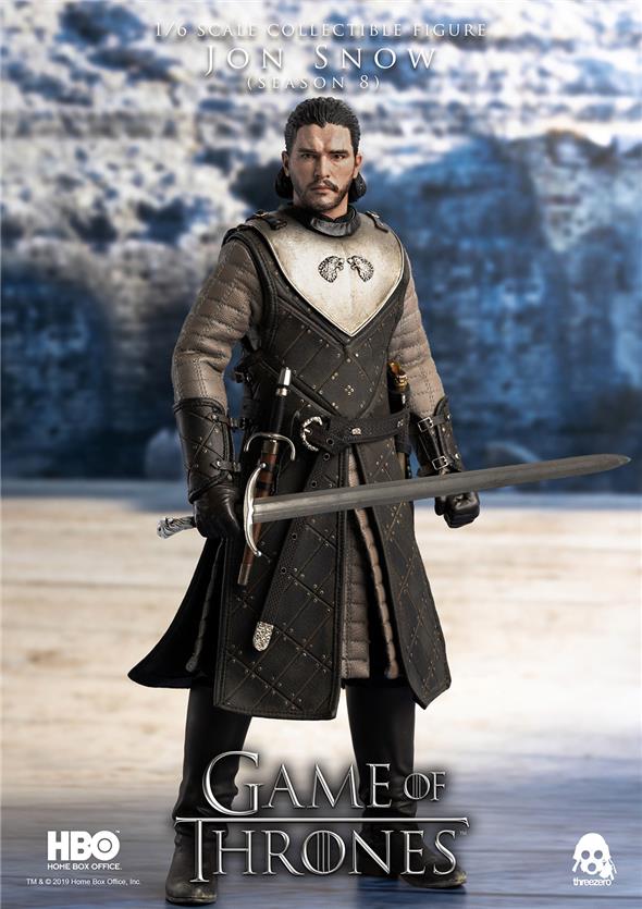 1/6 THREEZERO - GAME OF THRONES JON SNOW S.8