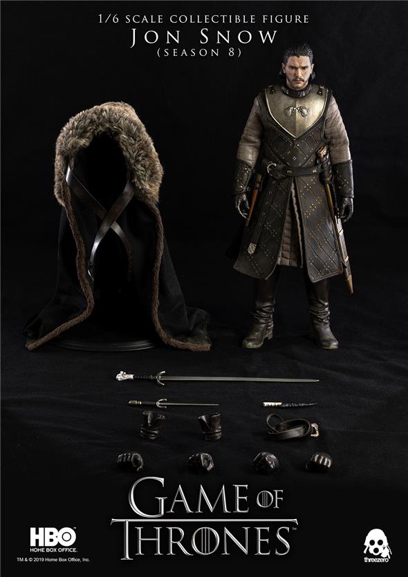 1/6 THREEZERO - GAME OF THRONES JON SNOW S.8