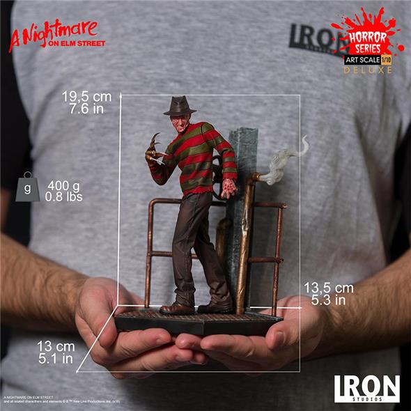 1/10 IRON STUDIOS - NIGHTMARE ON ELM STREET FREDDY KRUEGER DLX