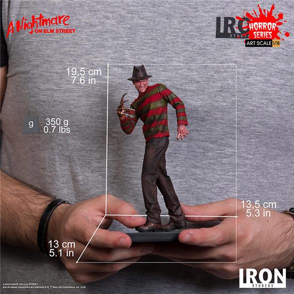 1/10 IRON STUDIOS - NIGHTMARE ON ELM STREET FREDDY KRUEGER STATUE