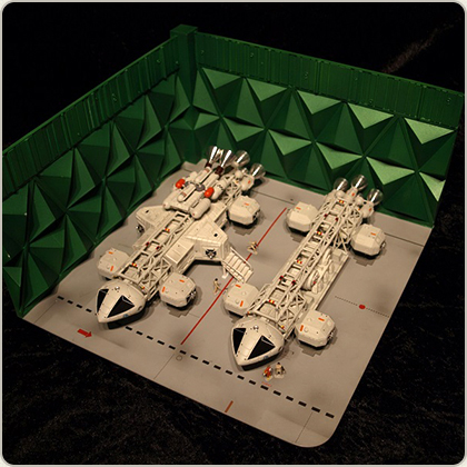 SPACE 1999 MOONBASE DOUBLE EAGLE HANGAR