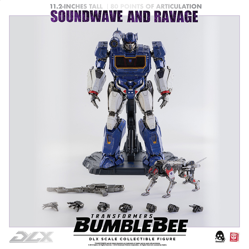 THREEZERO - BUMBLEBEE SOUNDWAVE AND RAVAGE DLX