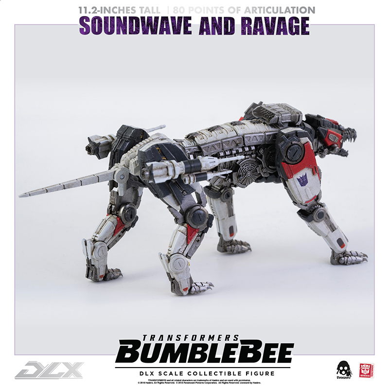 THREEZERO - BUMBLEBEE SOUNDWAVE AND RAVAGE DLX