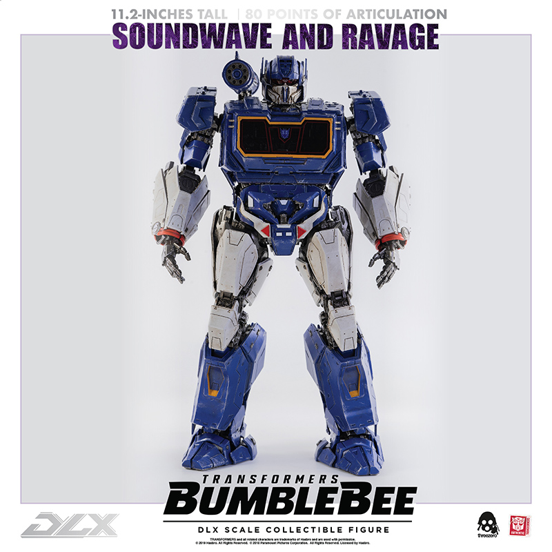 THREEZERO - BUMBLEBEE SOUNDWAVE AND RAVAGE DLX