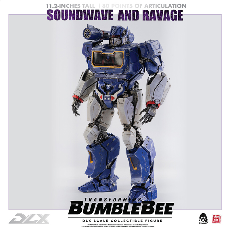 THREEZERO - BUMBLEBEE SOUNDWAVE AND RAVAGE DLX