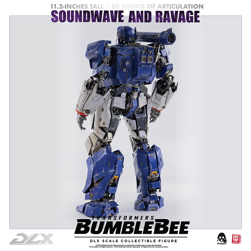 THREEZERO - BUMBLEBEE SOUNDWAVE AND RAVAGE DLX