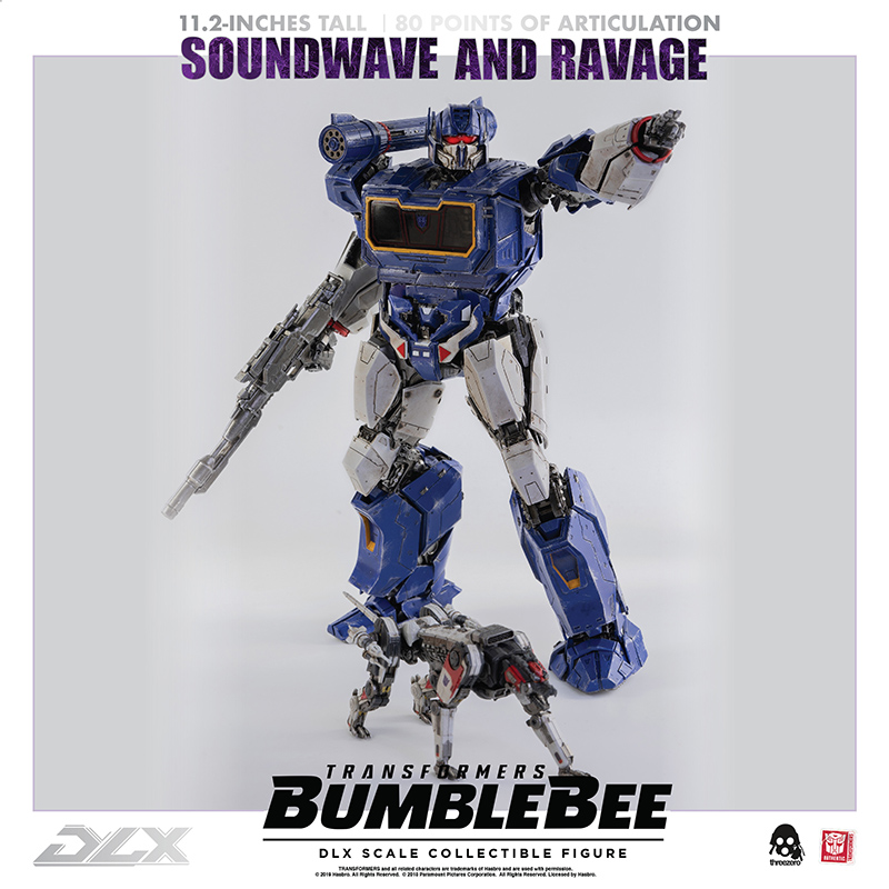 THREEZERO - BUMBLEBEE SOUNDWAVE AND RAVAGE DLX